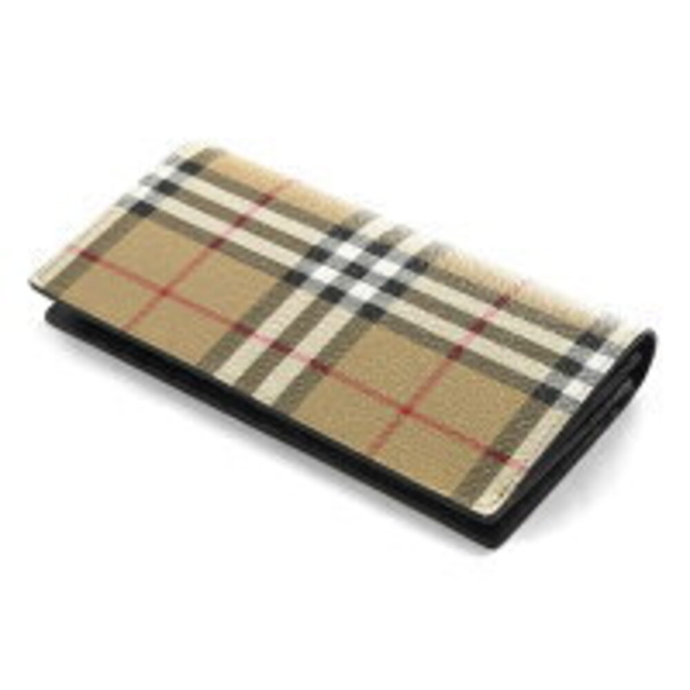 Burberry Cavendish Check Beige Bifold Long Wallet - Picture 5 of 5